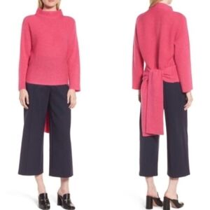 Lewit Pink Mohair Wool Silk Blend XL Women's Pink Sweater